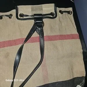 Burberry | Bags | Burberry Overdyed Canvas Mega Check Medium  display picture 1